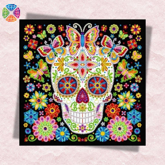 Boho Skull - Glow in the Dark