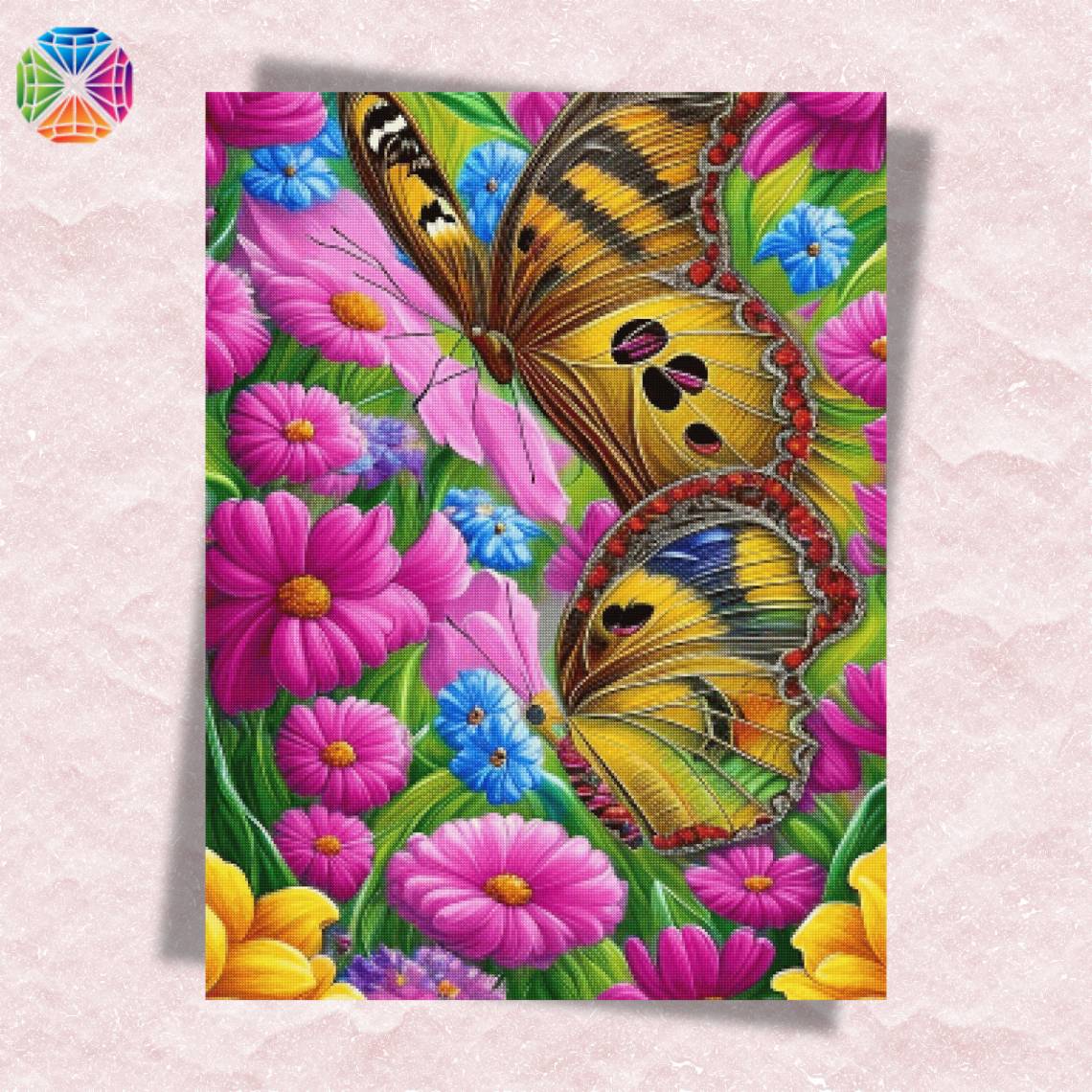 Butterflies on Spring Meadow - Diamond Painting