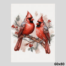 Load image into Gallery viewer, Cardinals Pair 60x80 Diamond art world
