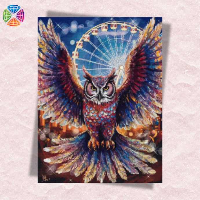 Carousel owl - Diamond Painting