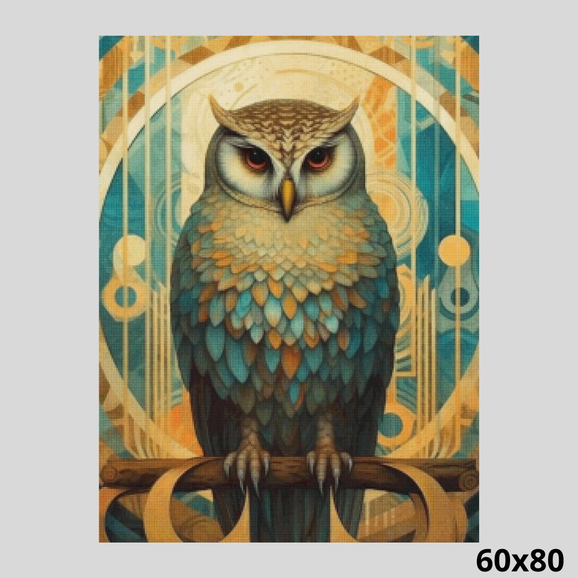 Carousel owl 60x80 - Diamond Painting