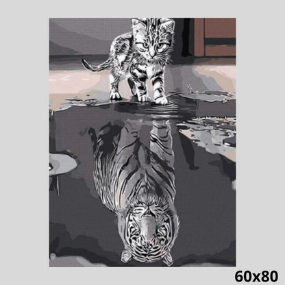 Cat and Tiger 60x80 - Diamond Painting