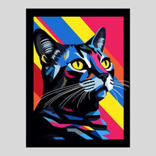 Load image into Gallery viewer, Cat in Warhol Style - Diamond Painting
