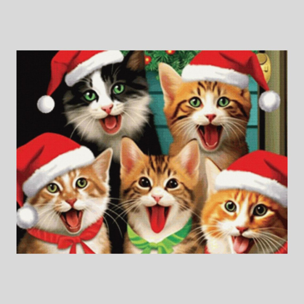 Christmas Cats - Diamond Painting