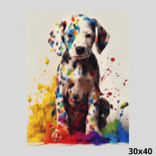 Load image into Gallery viewer, Color Stained Dalmatian 30x40 Diamond Painting
