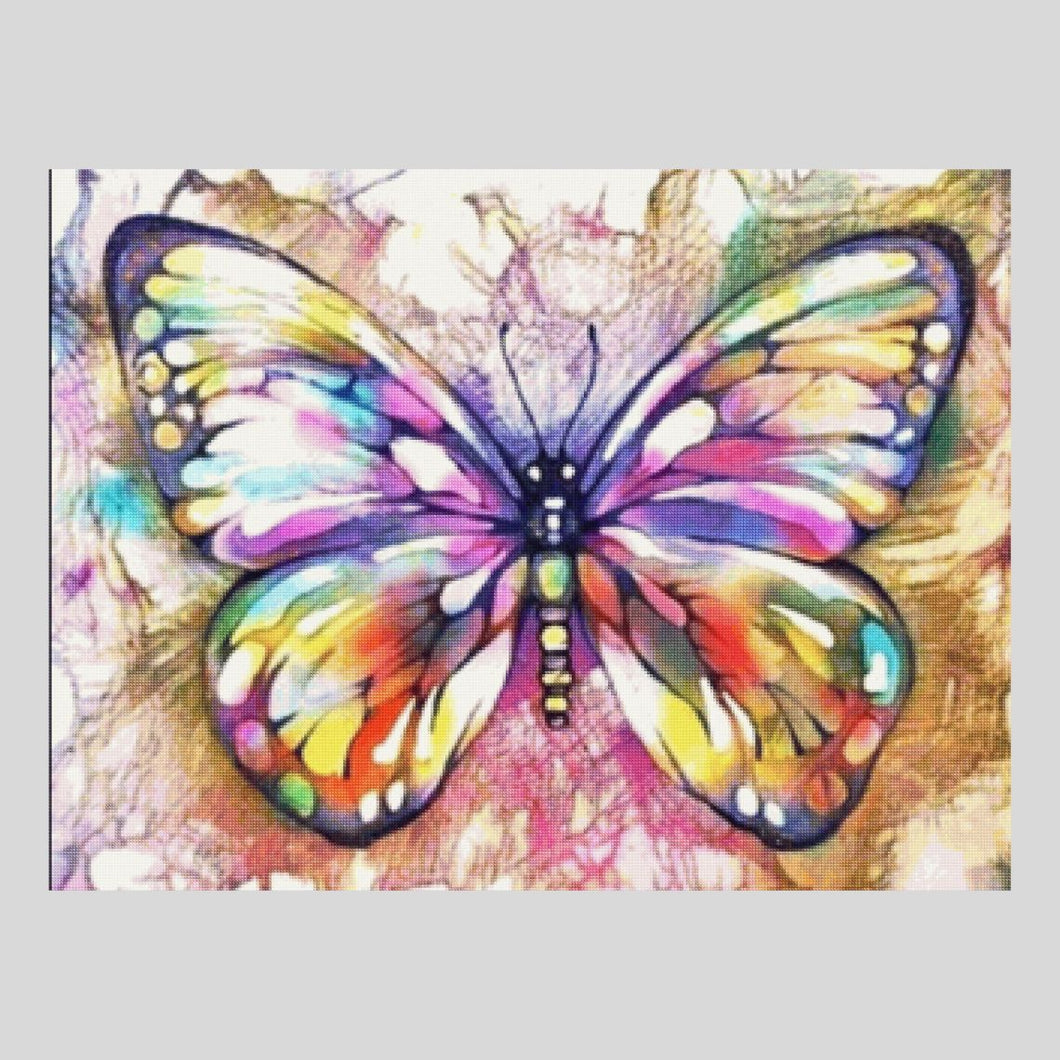 Colorful Butterfly - Diamond Art World
