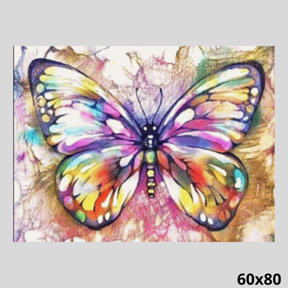 Colorful Butterfly 60x80 - Diamond Art World