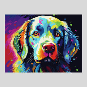 Colorful Dog - Diamond Painting