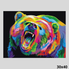 Load image into Gallery viewer, Colorful Grizzly Bear 30x40 - Diamond Painting
