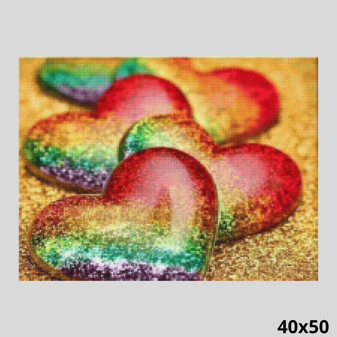 Colorful Love 40x50 - Diamond Painting