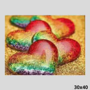 Colorful Love 30x40 - Diamond Painting