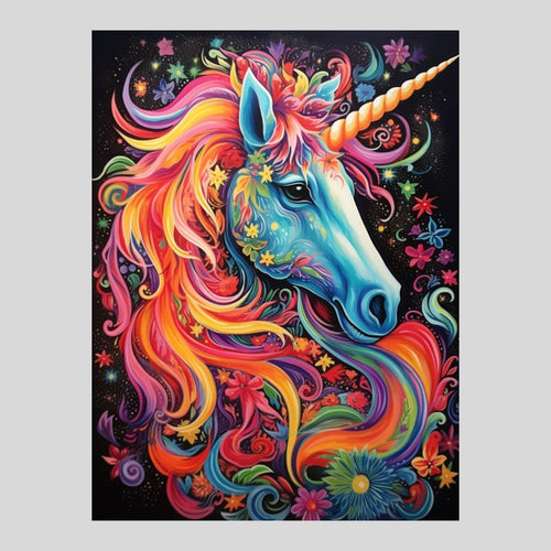 Colorful Whisper of the Unicorn - AB Diamond Art