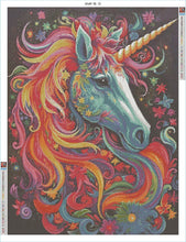 Load image into Gallery viewer, Colorful Whisper of the Unicorn 60x80 SQ - AB Diamond Art
