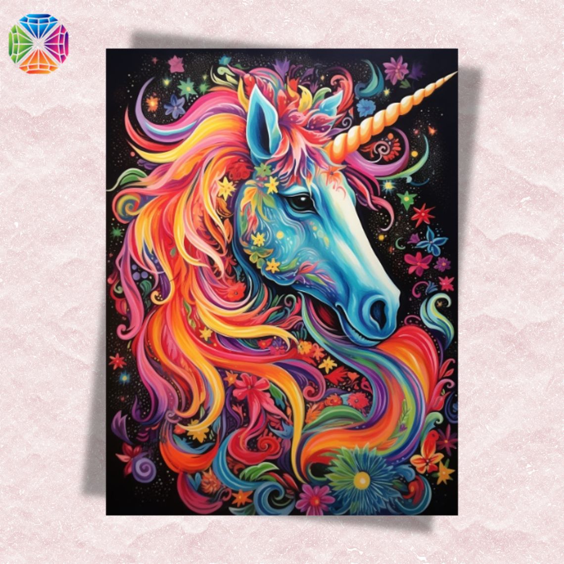 Colorful Whisper of the Unicorn - AB Diamond Art