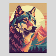 Load image into Gallery viewer, Colorful Wolf - Diamond Painting
