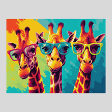 Load image into Gallery viewer, Cool Giraffes Diamond Painting
