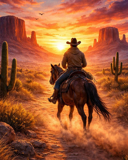 Cowboy Diamond Painting