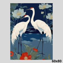 Load image into Gallery viewer, Cranes 60x80 Paint with Diamonds
