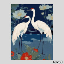Load image into Gallery viewer, Cranes 40x50 Paint with Diamonds

