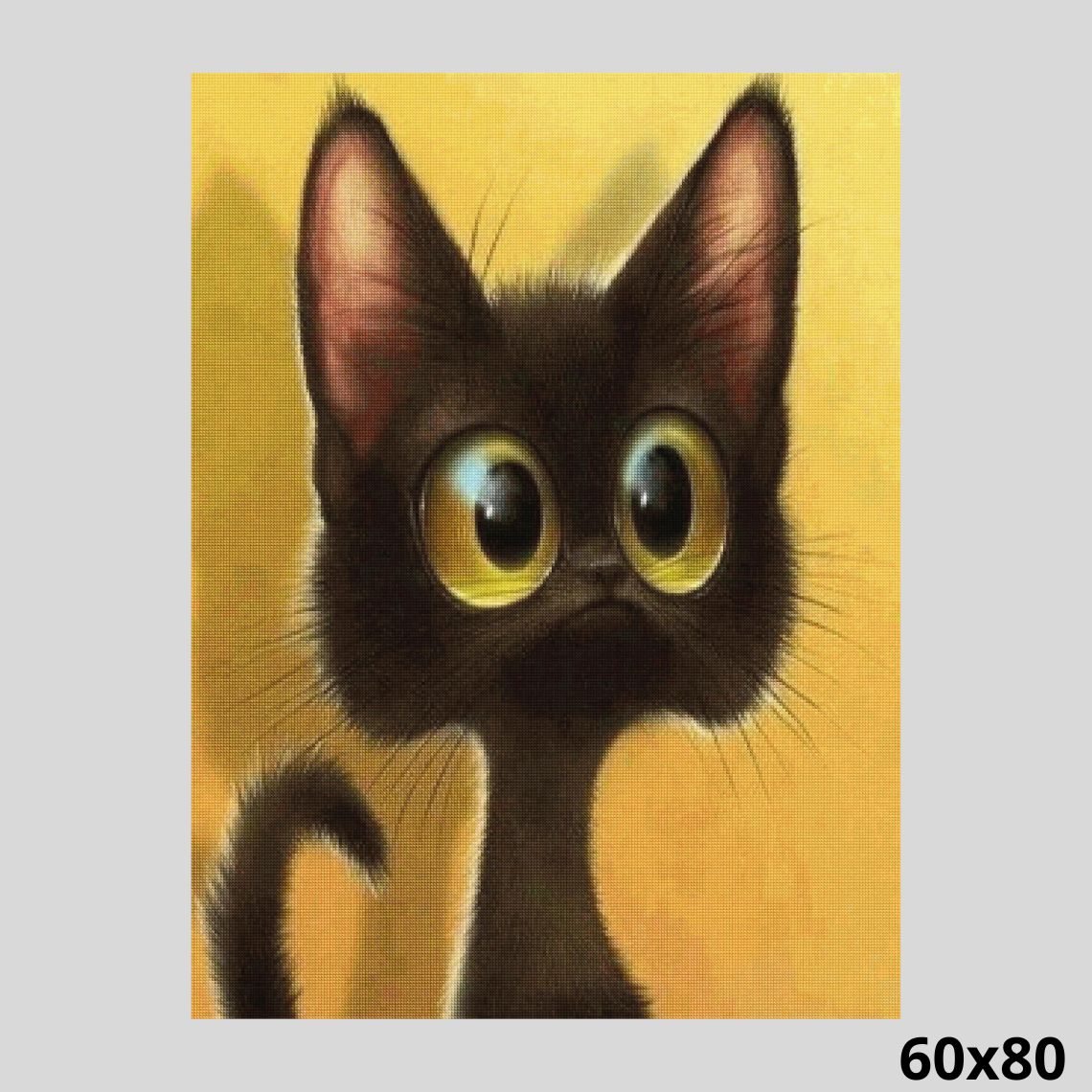 Crazy Kitten 60x80 - Diamond Painting