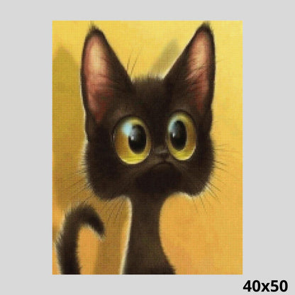 Crazy Kitten 40x50 - Diamond Painting