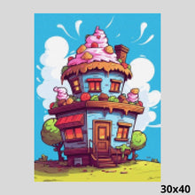 Load image into Gallery viewer, Cupcake House 30x40 - Diamond Art World

