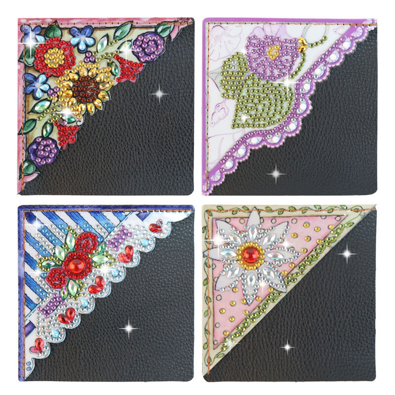 Royal Gems - Set of 4 Diamond Painting Bookmarks