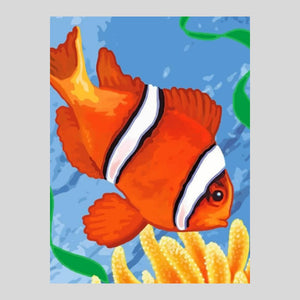 Cute Little Clown Fish - Diamond Art