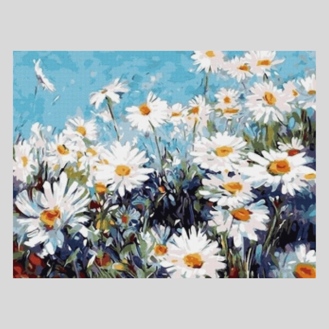 Daisy Flower - Diamond Painting