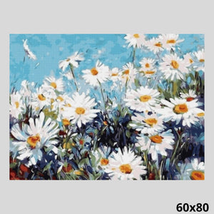 Daisy Flower 60x80 - Diamond Painting