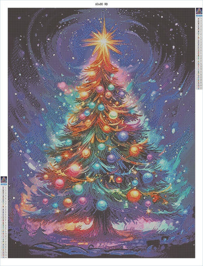 Dazzling Christmas Dream 60x80 RD - AB Diamond Painting
