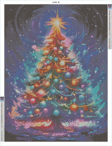 Dazzling Christmas Dream 60x80 SQ - AB Diamond Painting
