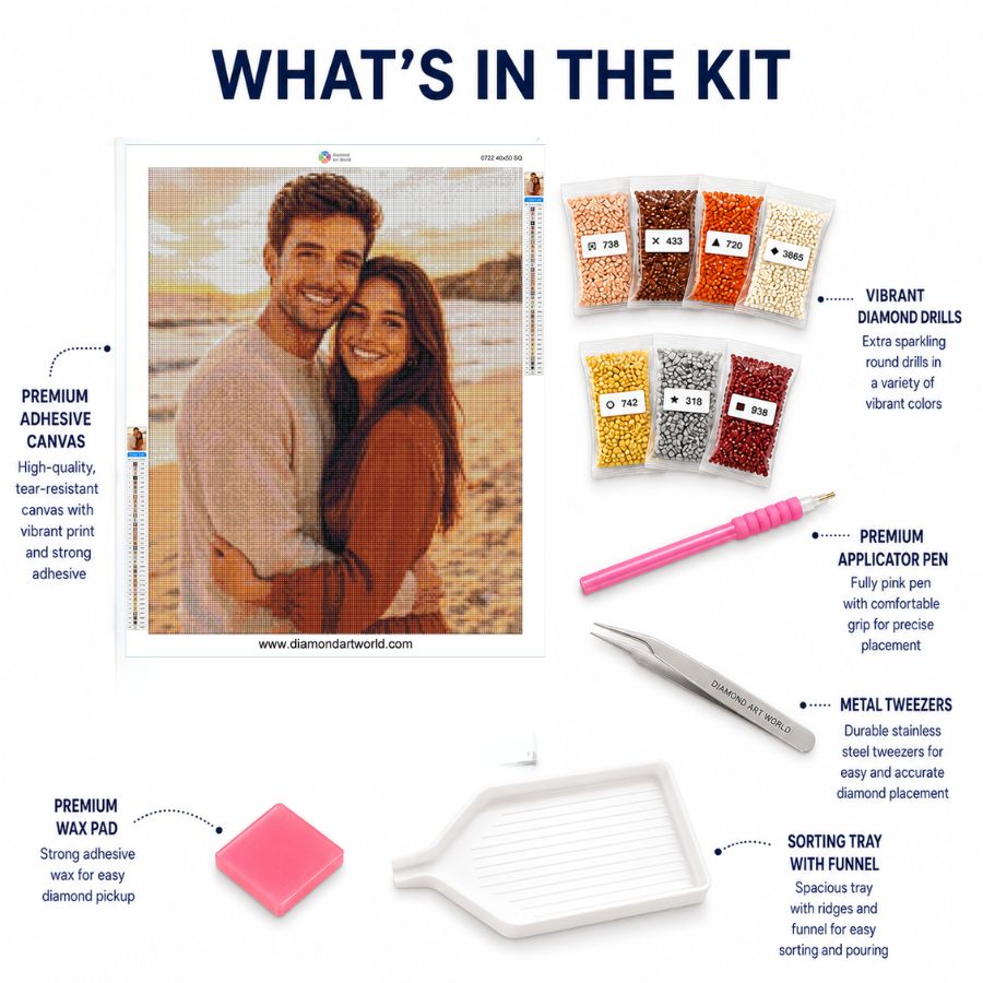 what is in the diamond art kit