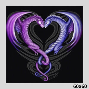 Dragons Heart 60x60 - Diamond Painting