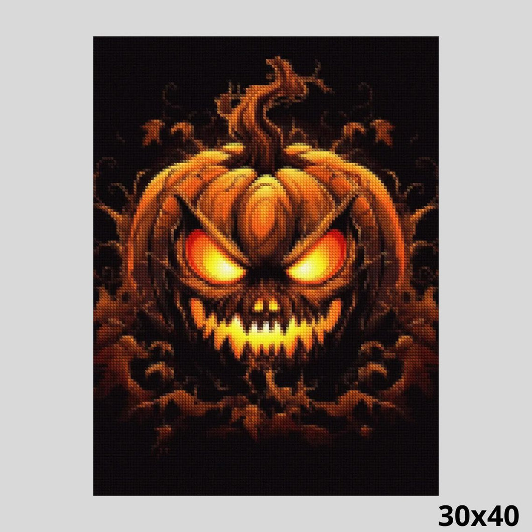 Dreadful Halloween Lantern 30x40 - Diamond Painting