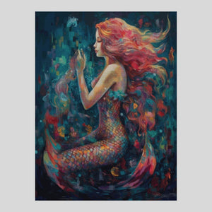 Dreaming Mermaid Diamond Art World