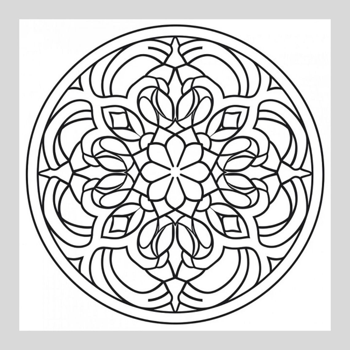 Eternity Mandala for Leftover Drills - Diamond Painting Canvas ...