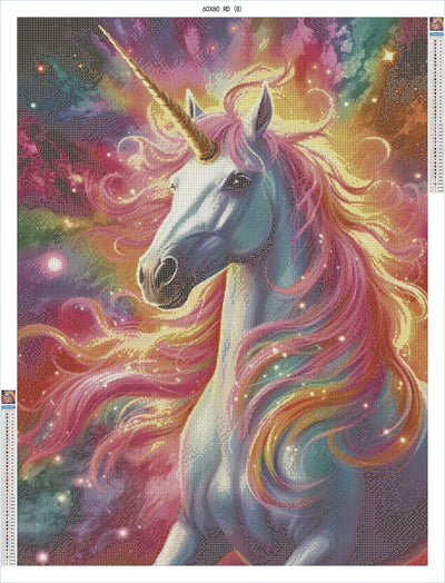 Ethereal Dance of Stars and Mane 60x80 RD - AB Diamond Art
