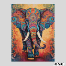 Load image into Gallery viewer, Ethnic Art Elephant 30x40 - Diamond Painting
