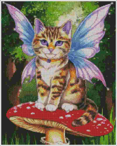Fairy Kitty - Diamond Art