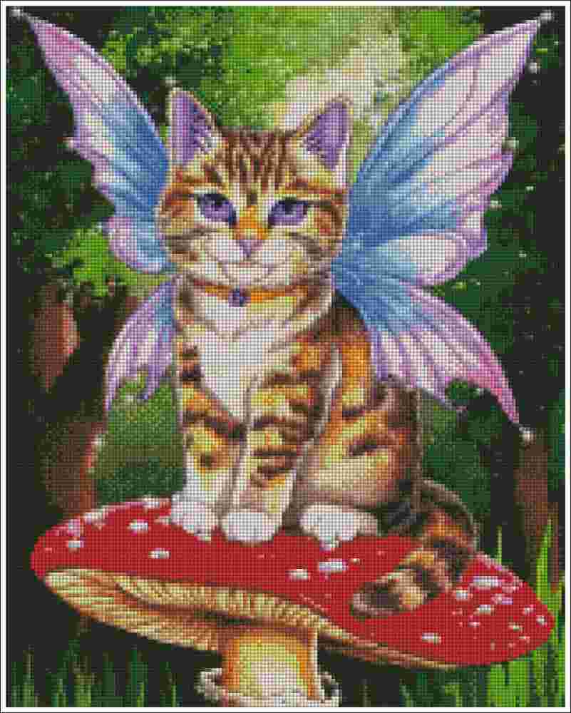 Fairy Kitty - Diamond Art