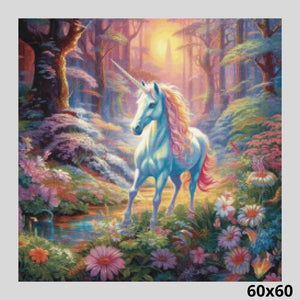 Fantasy Unicorn 60x60 - Diamond Painting