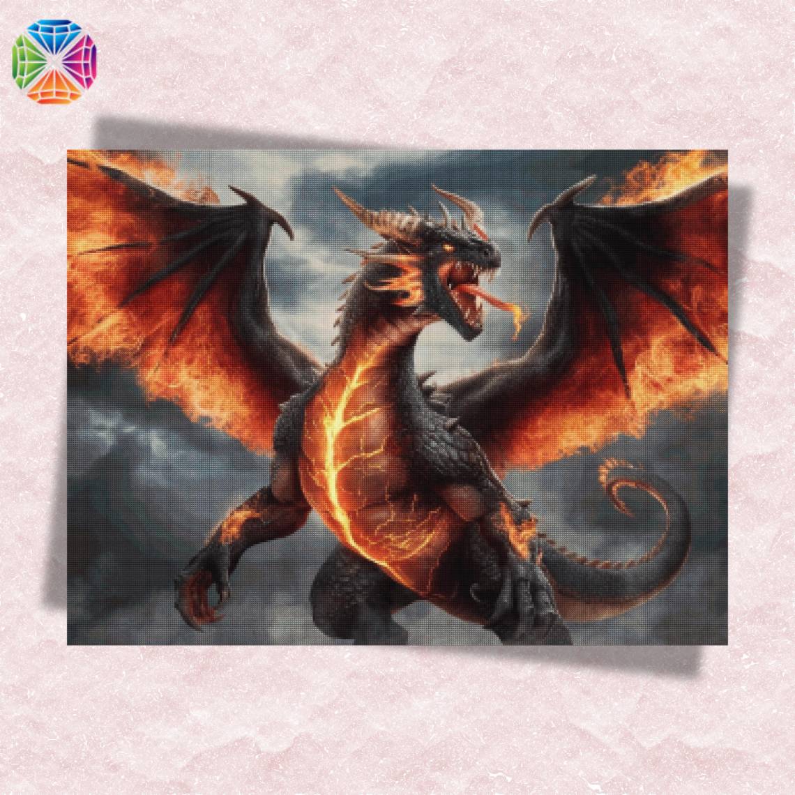 Fire Dragon - Diamond Painting