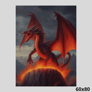 Fire Dragon 60x80 - Diamond Painting