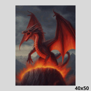 Fire Dragon 40x50 - Diamond Painting