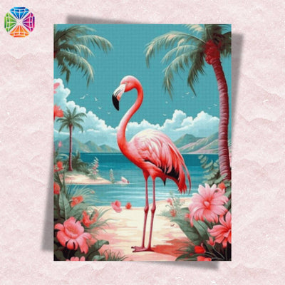 flamingo diamond painting kit