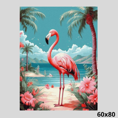 Flamingo 60x80 - Diamond Art World