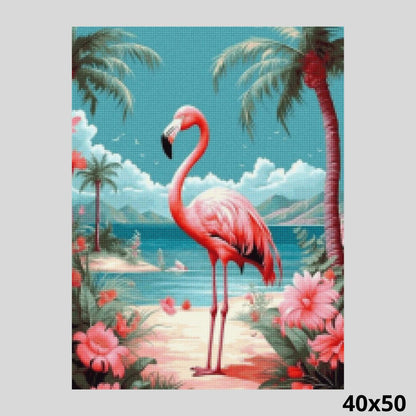 Flamingo 40x50 - Diamond Art World
