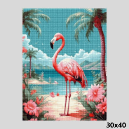 Flamingo 30x40 - Diamond Art World