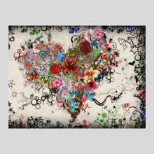Load image into Gallery viewer, Flower Heart - Diamond Painting
